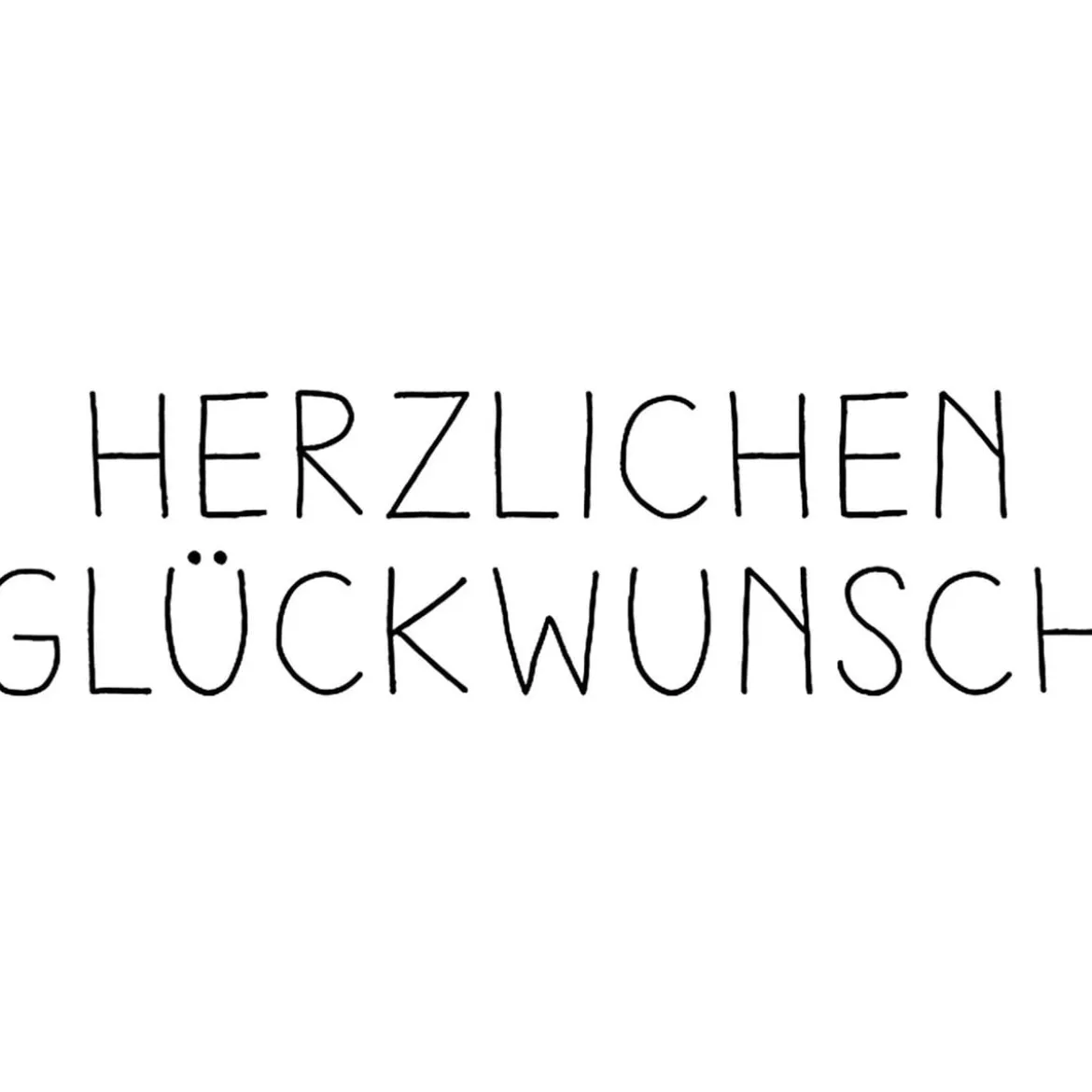 Rico Design Holz-Stempel Herzlichen Glückwunsch
