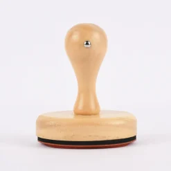 Rico Design Holz-Stempel Made with Love Merry Christmas oval