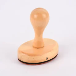 Rico Design Holz-Stempel Made with Love Merry Christmas oval