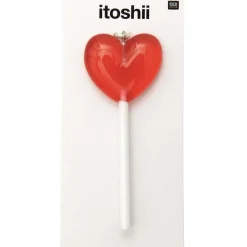 Rico Design itoshii Herzlolli Anhänger rot 29x71x6mm (BxLxT)