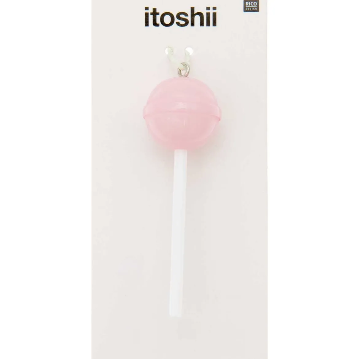 Rico Design itoshii Lolli Anhänger rosa 18x60mm (BxL)