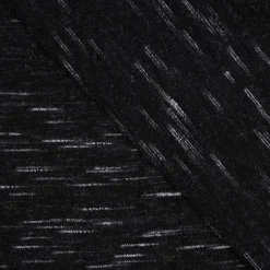 Rico Design Jersey Stoffabschnitt meliert schwarz weiß 80x100cm