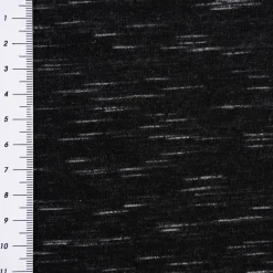 Rico Design Jersey Stoffabschnitt meliert schwarz weiß 80x100cm