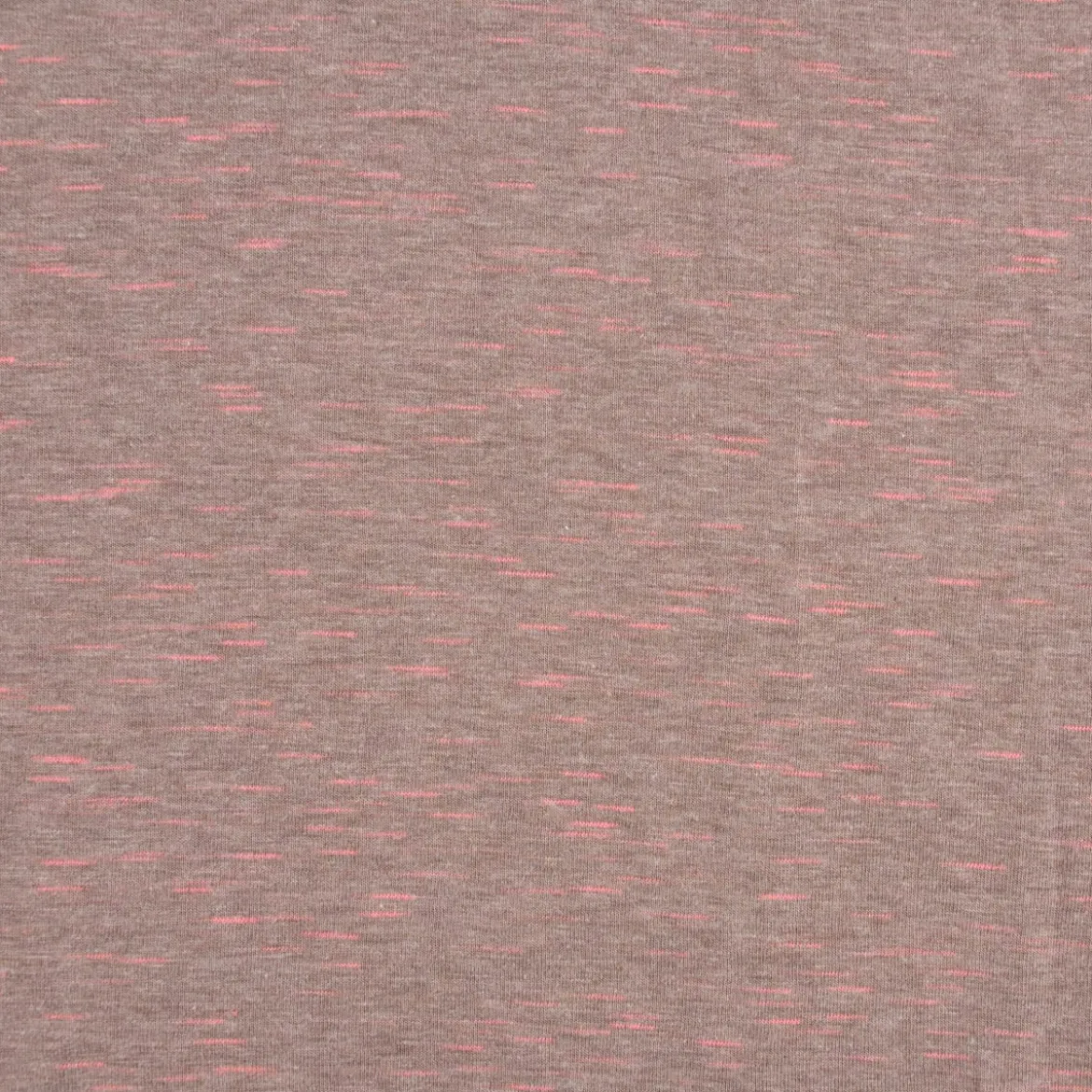 Rico Design Jersey Stoffabschnitt meliert taupe pink 80x100cm