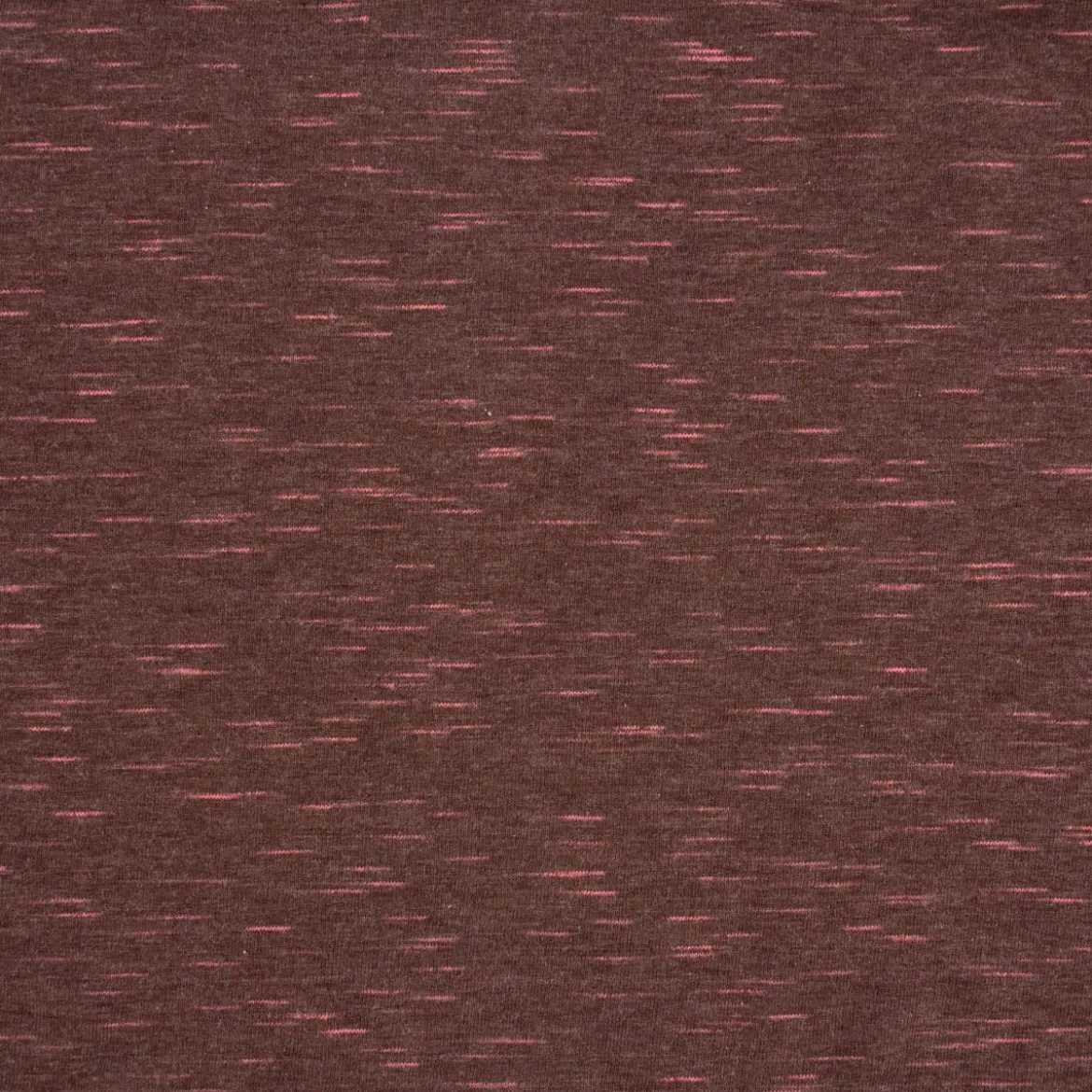 Rico Design Jersey Stoffabschnitt meliert braun pink 80x100cm
