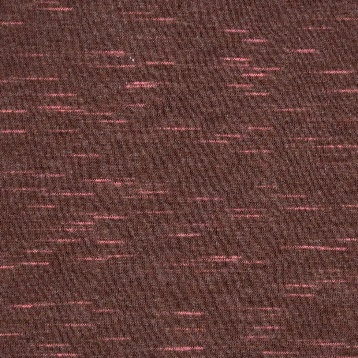 Rico Design Jersey Stoffabschnitt meliert braun pink 80x100cm