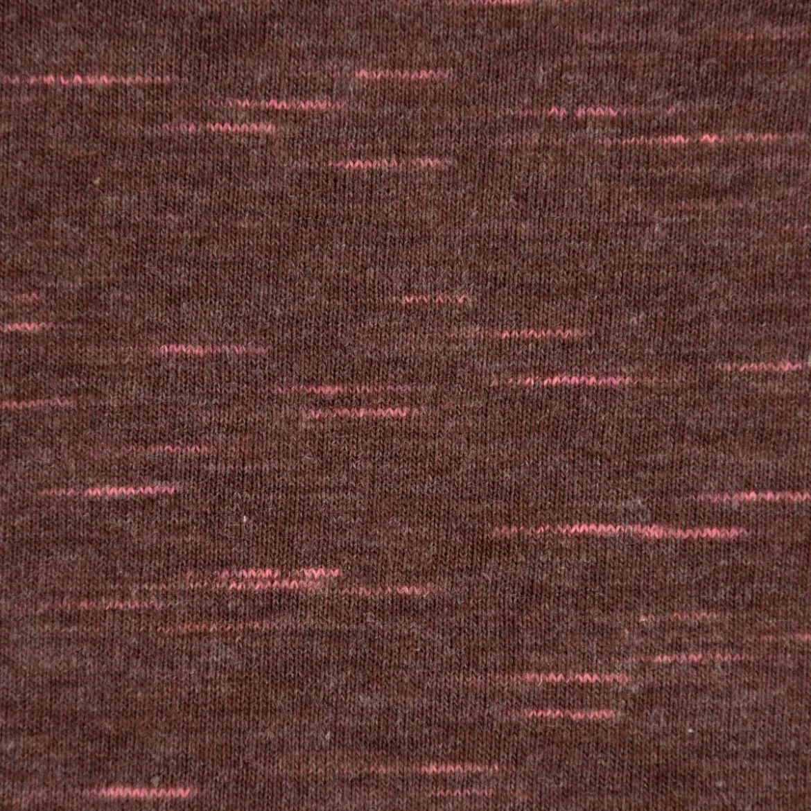 Rico Design Jersey Stoffabschnitt meliert braun pink 80x100cm