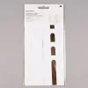 Rico Design Kartendeko Papierhäuser weiß goldfarbig 4-teilig
