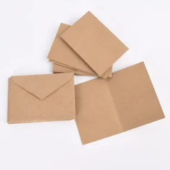 Rico Design Kartenset Basic B6/B6 30teilig Kraftpapier