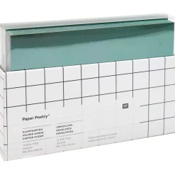 Rico Design Kartenset Spiegelkarton dunkelgrün B6 20teilig