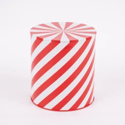 Rico Design Keksdose Streifen rot weiß 15x13,5cm