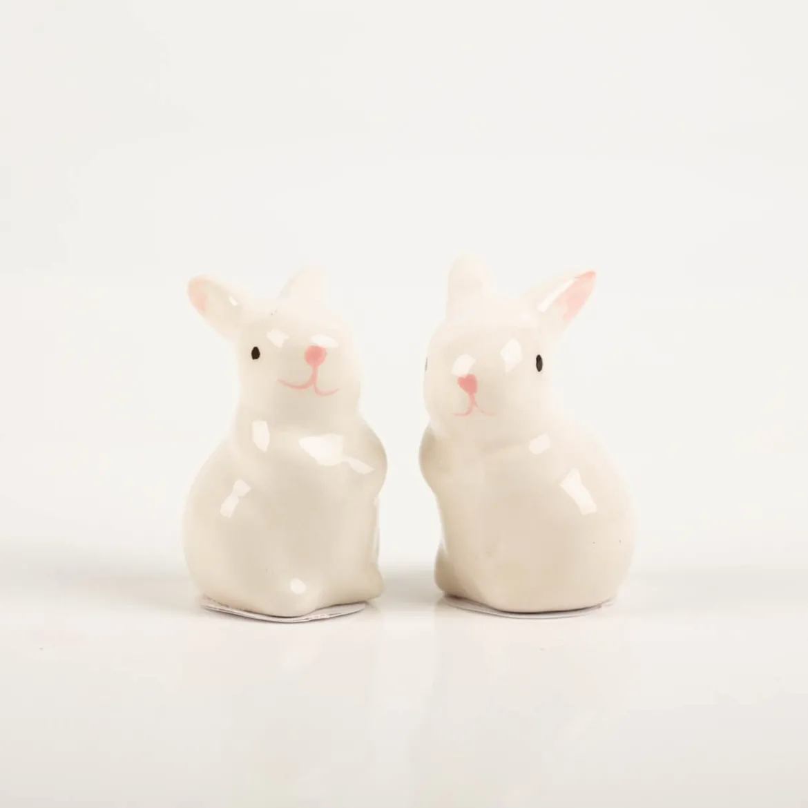 Rico Design Keramik Hase stehend links weiss 4,8x2,8x3,8cm