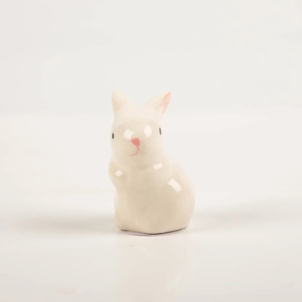Rico Design Keramik Hase stehend links weiss 4,8x2,8x3,8cm