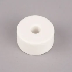 Rico Design Kerzenhalter für kleine Stabkerzen Keramik matt weiß 2x4,5cm