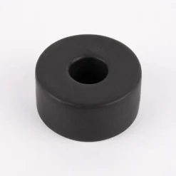 Rico Design Kerzenhalter für Stabkerzen Keramik matt schwarz 3x6cm