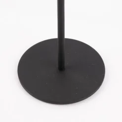 Rico Design Kerzenhalter für Stabkerzen Metall matt schwarz 20,5x8cm