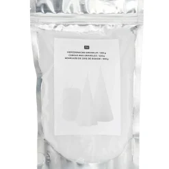 Rico Design Kerzen Wachs Granulat weiß 600g