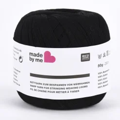 Rico Design Kettgarn schwarz 280m 50g