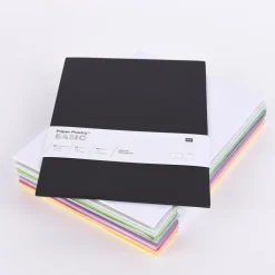 Rico Design Klappkarte Basic A6 einfarbig 10 Stück 14,8x21,0cm verschiedene Farben