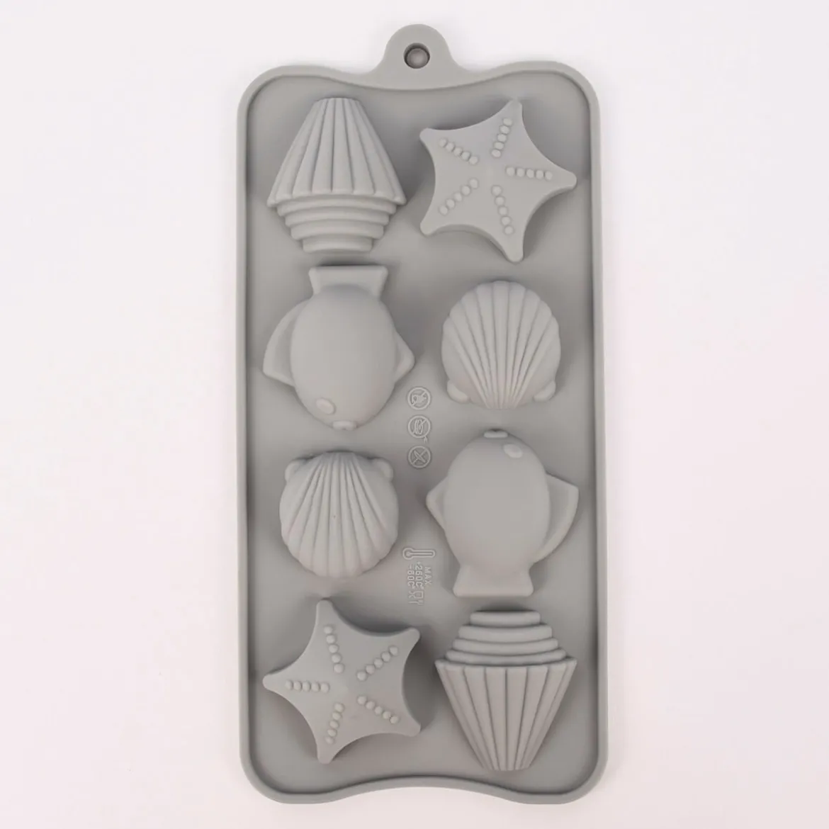 Rico Design Kleine Seifengießform Maritim für 8 Stück 22,5x10,5x2cm