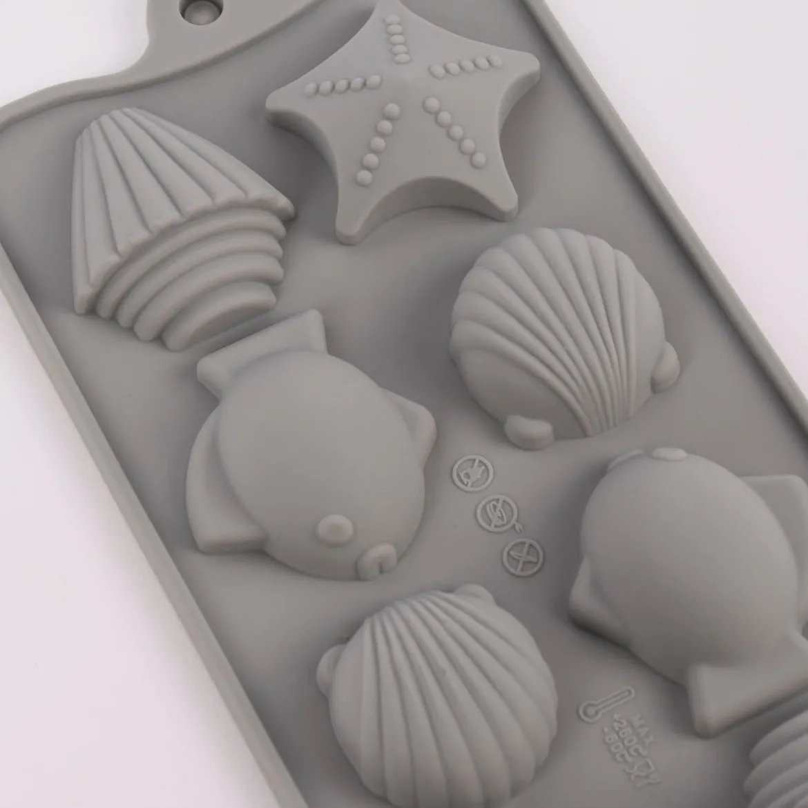 Rico Design Kleine Seifengießform Maritim für 8 Stück 22,5x10,5x2cm