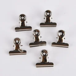 Rico Design Klemmbrettklammern 6 Stück silberfarben 30mm
