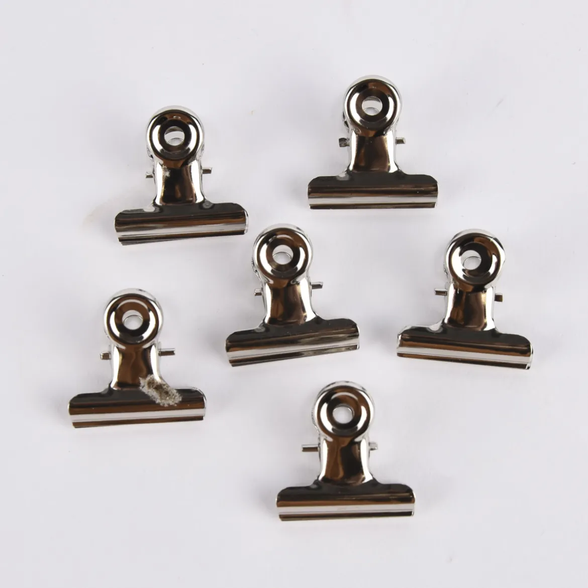 Rico Design Klemmbrettklammern 6 Stück silberfarben 30mm