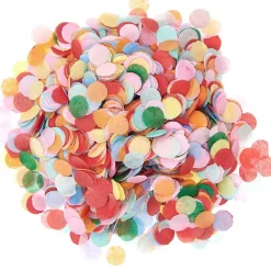 Rico Design Konfetti rund Farbmix bunt 20g