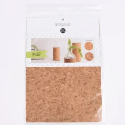Rico Design Korkpapier selbstklebend DIN A4 2 Stück gold silber