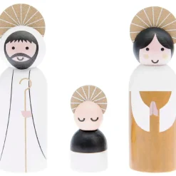 Rico Design Krippen-Figuren aus Holz 3-teilig