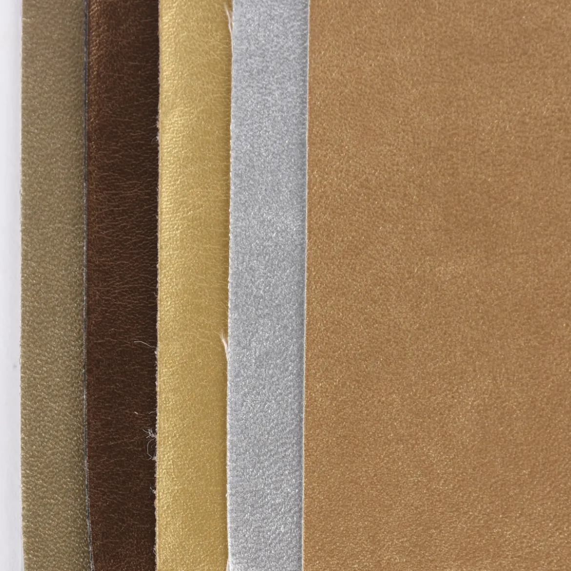 Rico Design Kunstleder Zuschnitte 5 Stück Metallictöne 14,8x21cm