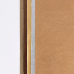 Rico Design Kunstleder Zuschnitte 5 Stück Metallictöne 14,8x21cm
