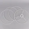 Rico Design Lampenschirmring Set Metall weiß 30cm