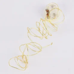Rico Design LED Lichterkette goldfarbig 1,5 m 15 LEDs für Dekohaube