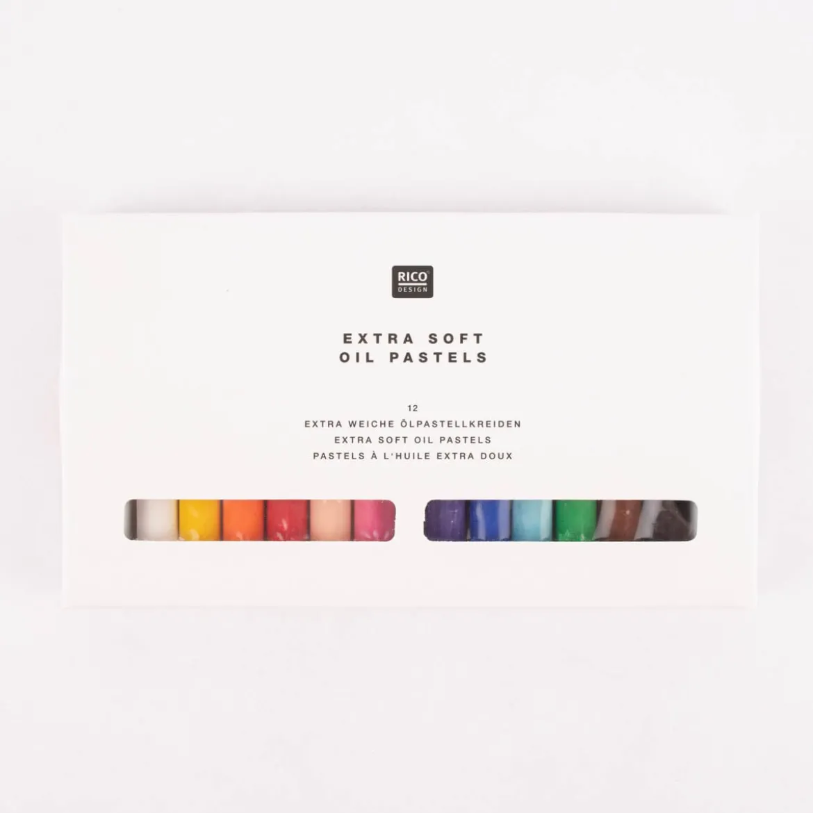 Rico Design Ölpastellkreide extra weich 12 Farben