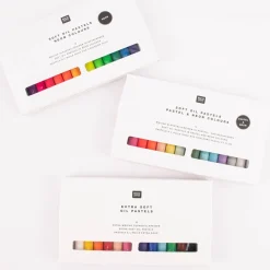 Rico Design Ölpastellkreide extra weich Pastell und Neon 12 Farben