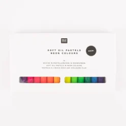 Rico Design Ölpastellkreide extra weich Neon 12 Farben