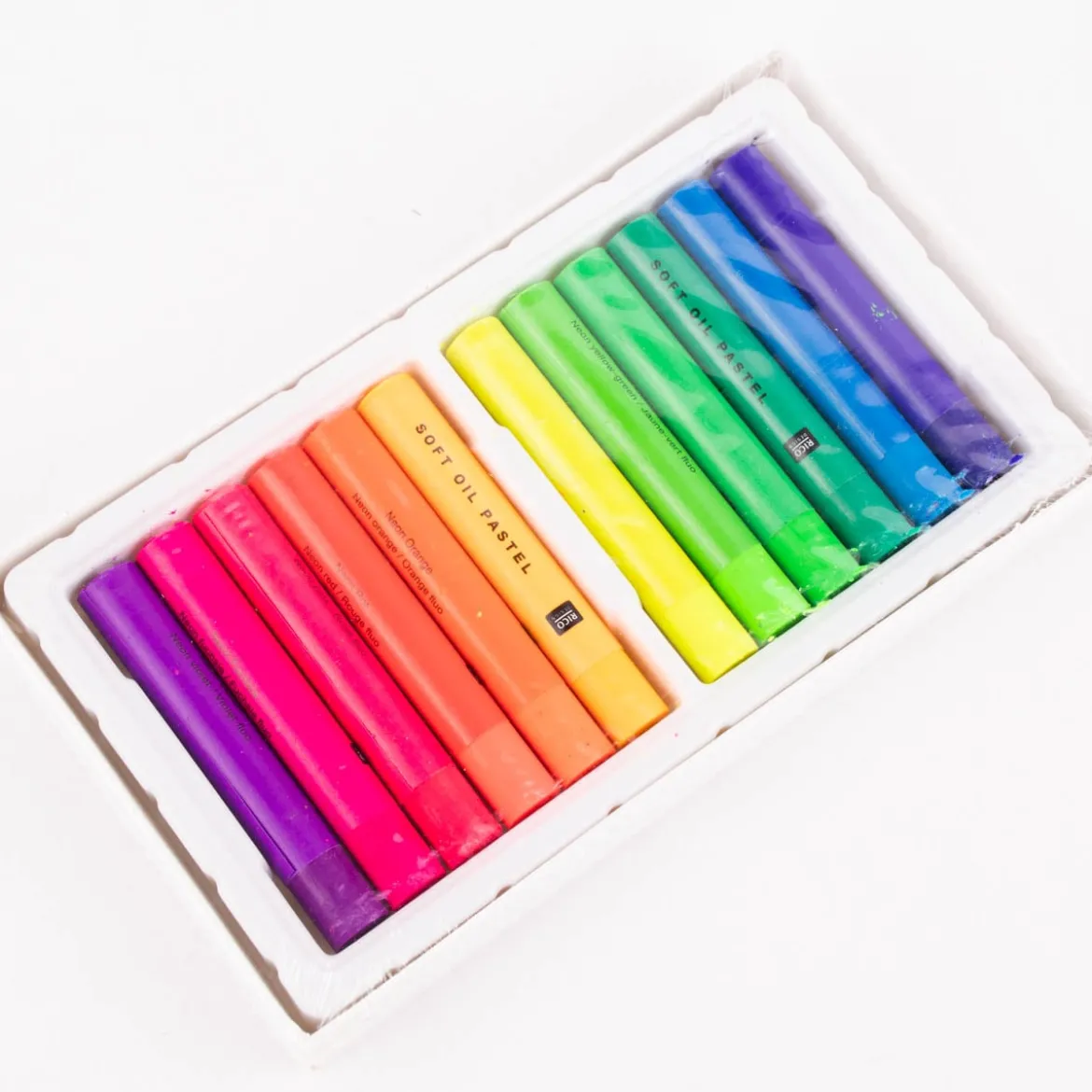 Rico Design Ölpastellkreide extra weich Neon 12 Farben