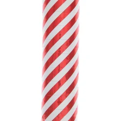 Rico Design Luftschlangen Streifen 9 Stück rot weiß 3,8m