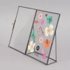Rico Design Metallrahmen mit doppelter Glasscheibe zum Aufstellen braun farblos 17,5x13x5cm