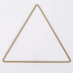 Rico Design Metallring Dreieck gold verschiedene Größen