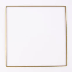 Rico Design Metallring Quadrat gold verschiedene Größen
