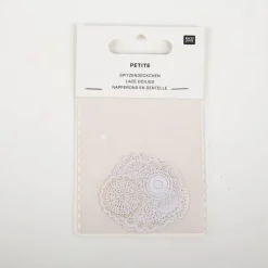 Rico Design Miniatur Spitzendeckchen Wichtelwelt 10 Stk