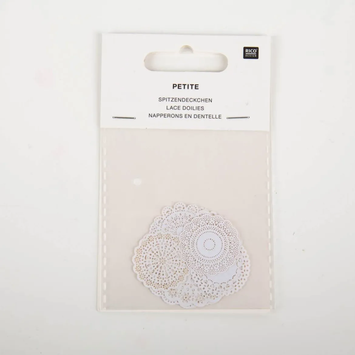 Rico Design Miniatur Spitzendeckchen Wichtelwelt 10 Stk