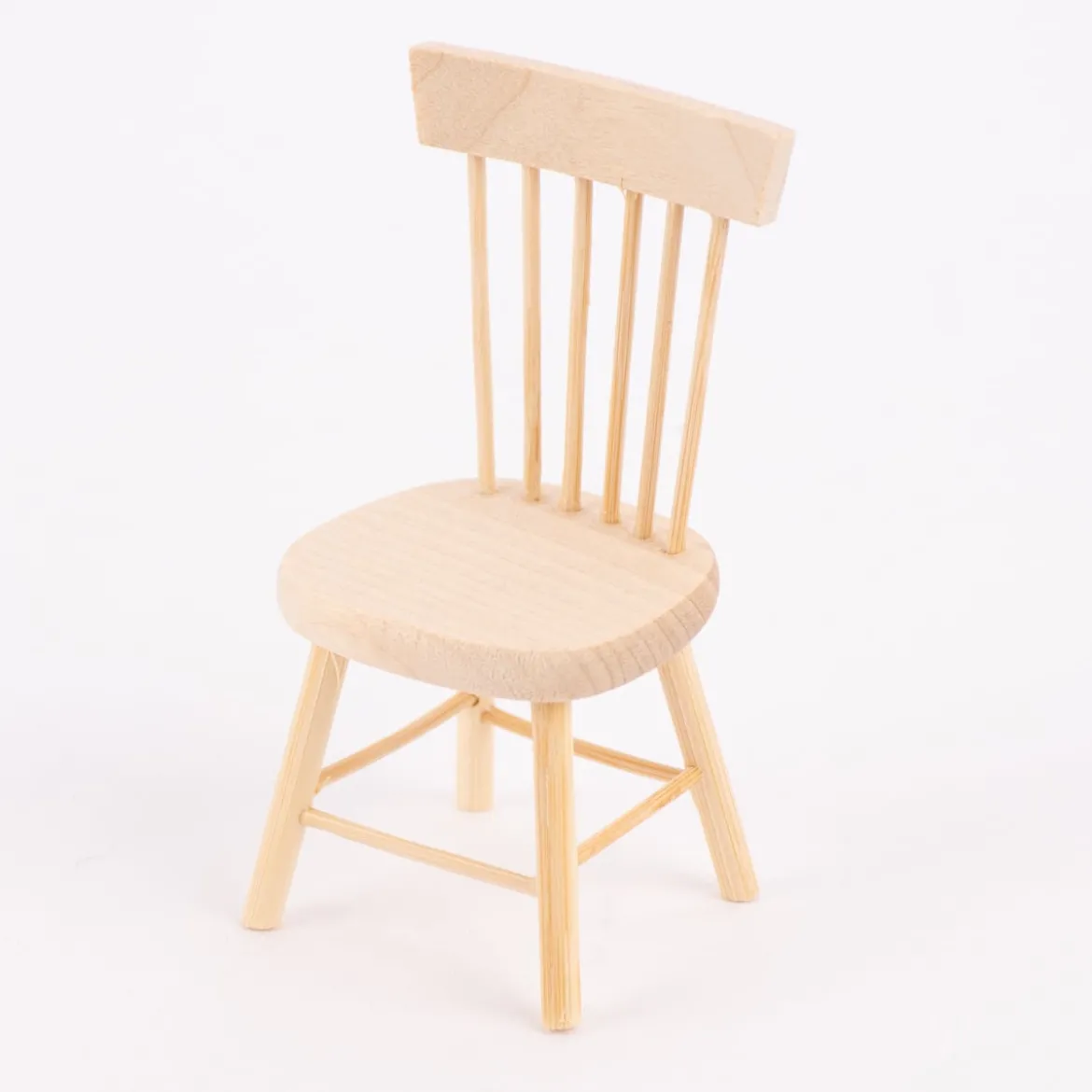 Rico Design Miniatur Stuhl Holz natur 4x8cm