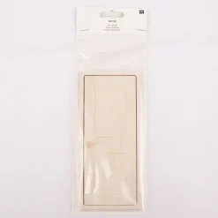 Rico Design Miniatur Tür Holz natur 8x18,5cm