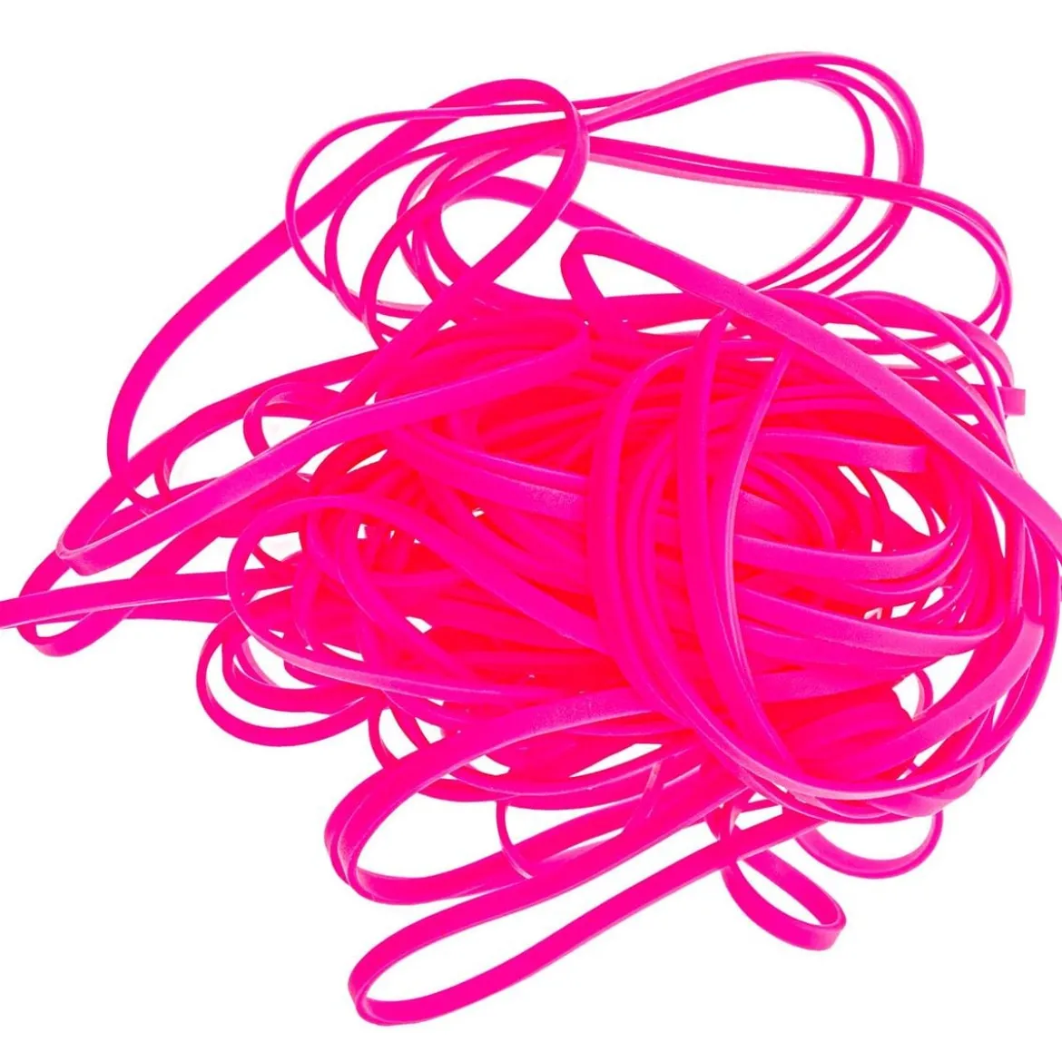 Rico Design Neon-Gummibänder einfarbig neonpink 45g