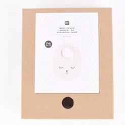 Rico Design Nähset Lätzchen rosa 23x36cm