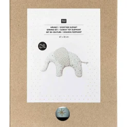 Rico Design Nähset Stofftier Elefant hellgrün