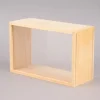 Rico Design Objektkasten mit 2 Acrylscheiben Holz natur 20x13x8cm